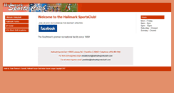Desktop Screenshot of hallmarksportsclub.com